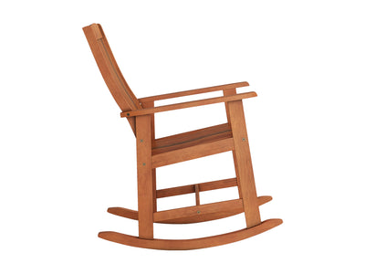 brown Outdoor Rocking Chair Miramar Collection product image by CorLiving#color_miramar-brown