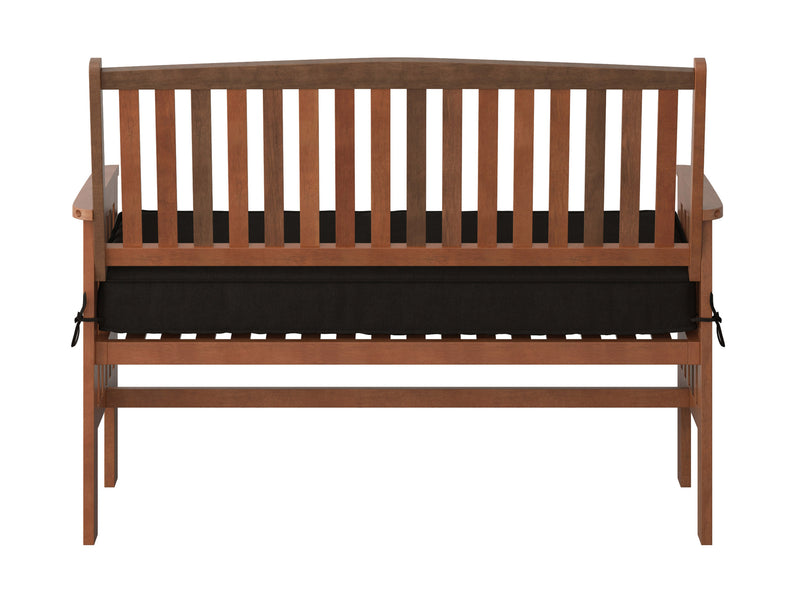 Miramar Brown Wood Bench with Back Miramar Collection product image by CorLiving