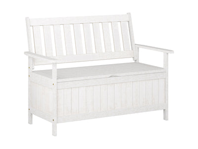 white Wooden Storage Bench Miramar Collection product image by CorLiving#color_miramar-washed-white