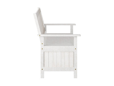 white Wooden Storage Bench Miramar Collection product image by CorLiving#color_miramar-washed-white