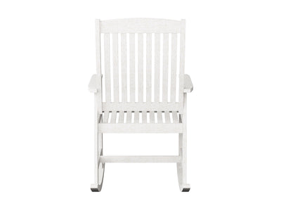 white Outdoor Rocking Chair Miramar Collection product image by CorLiving#color_miramar-washed-white