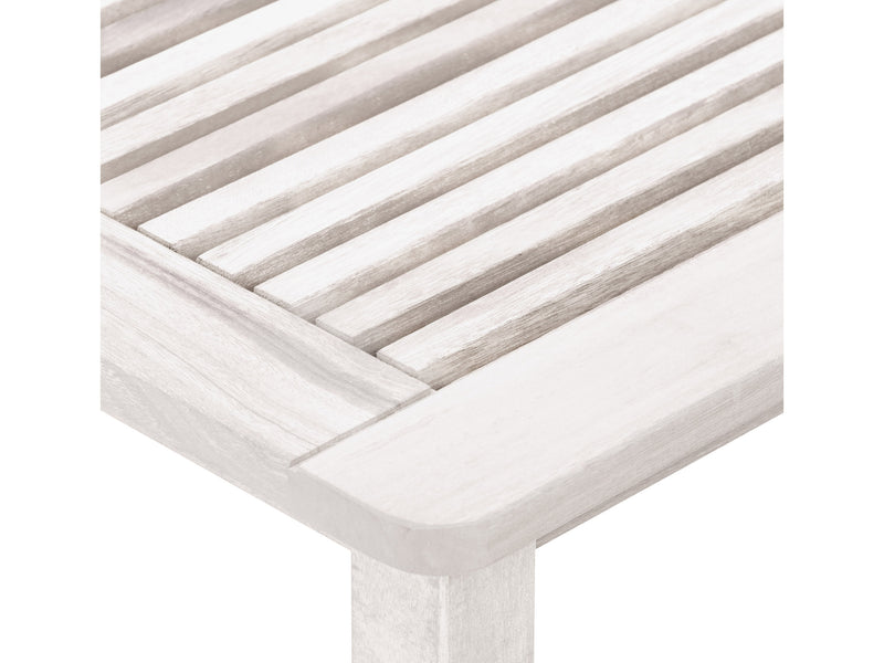 white Natural Wood Side Table Miramar Collection detail image by CorLiving