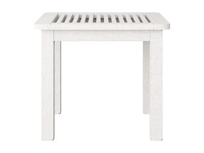 white Natural Wood Side Table Miramar Collection product image by CorLiving#color_miramar-washed-white