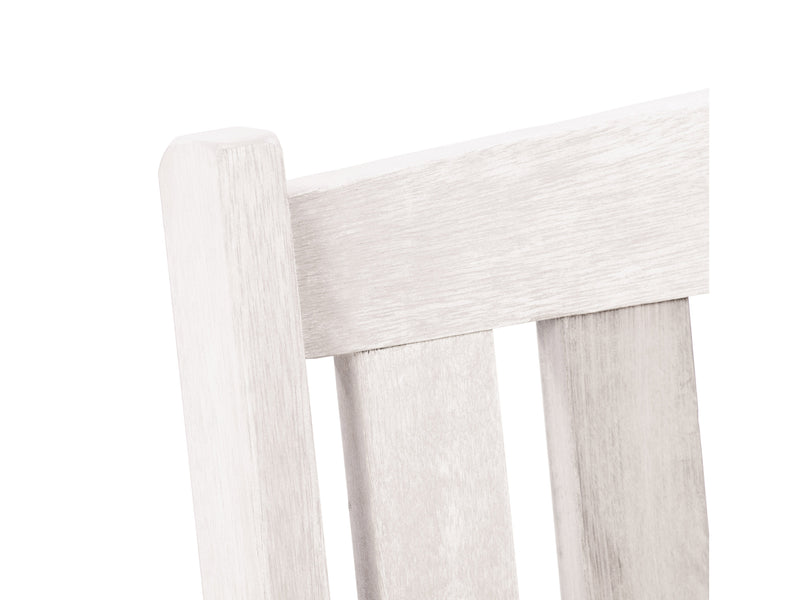 Miramar Washed White Wooden Patio Set, 4pc Miramar Collection detail image by CorLiving