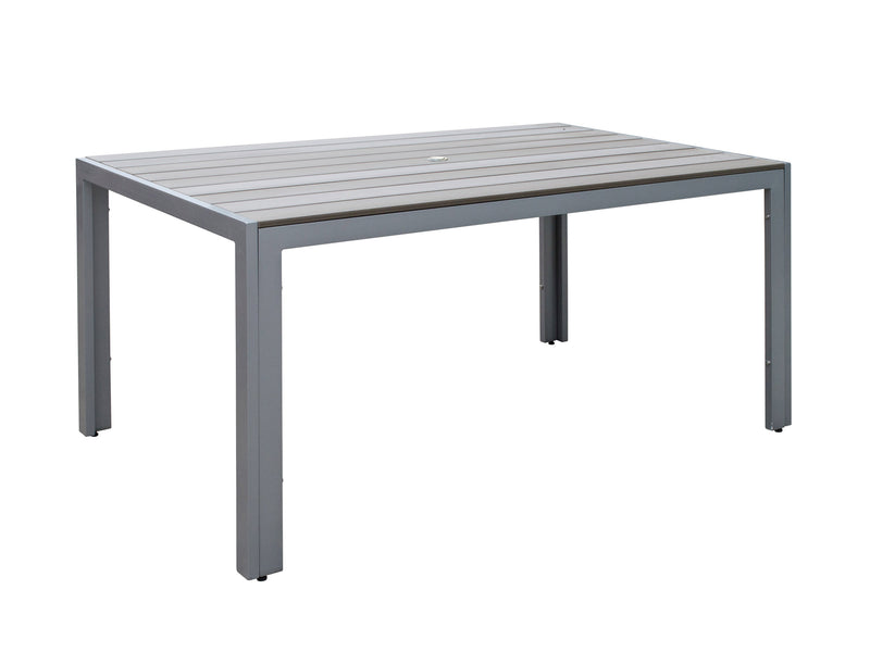 grey Rectangle Outdoor Dining Table Gallant Collection product image by CorLiving