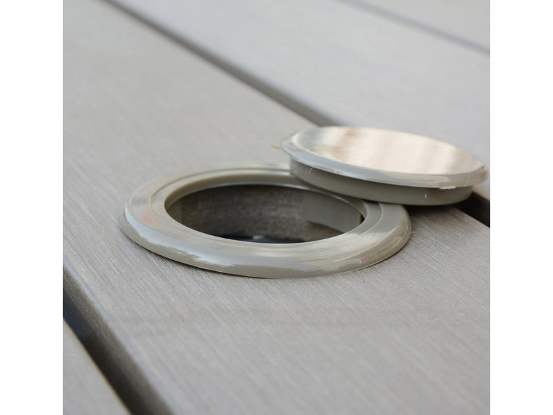 grey Square Outdoor Dining Table Gallant Collection detail image by CorLiving