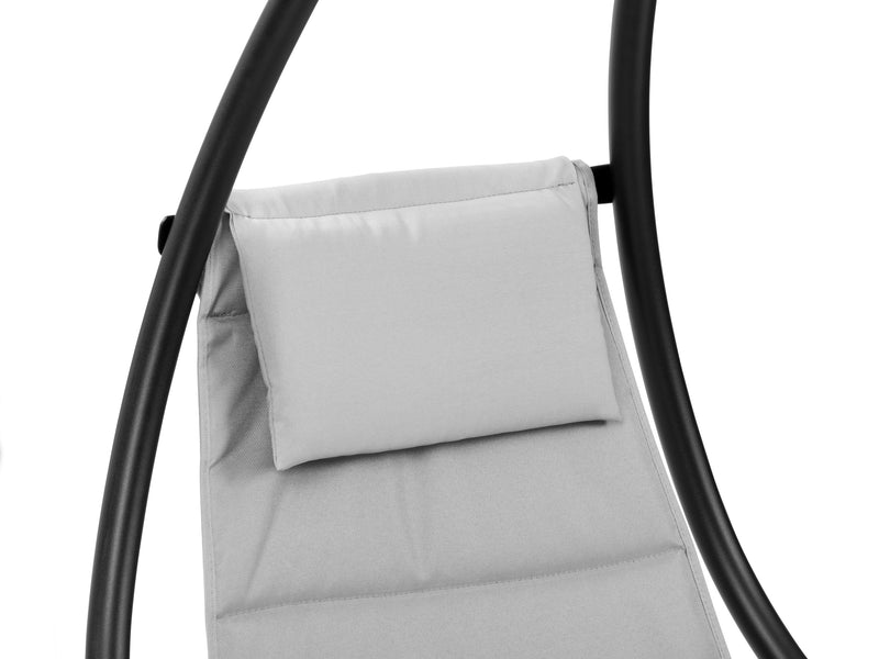 light grey Swing Lounge Chair Kingsley Collection detail image by CorLiving