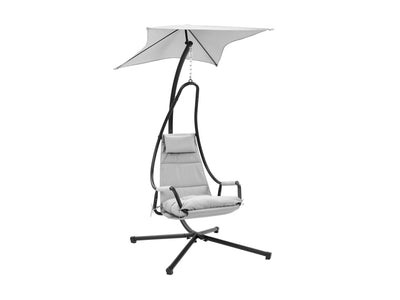 light grey Swing Lounge Chair Kingsley Collection product image by CorLiving#color_light-grey