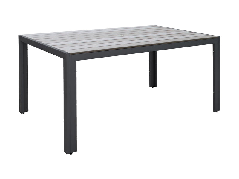 charcoal grey Rectangle Outdoor Dining Table Gallant Collection product image by CorLiving