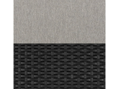 grey and black weave 6 Piece Patio Set Adelaide Collection detail image by CorLiving#color_grey-and-black-weave