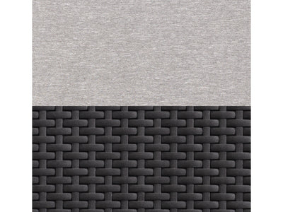 black and grey Patio Conversation Set, 4pc Lake Front Collection detail image by CorLiving#color_black-and-grey