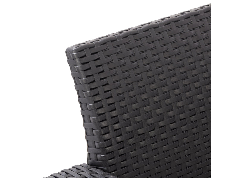 black and grey 3pc Patio Set Lake Front Collection detail image by CorLiving