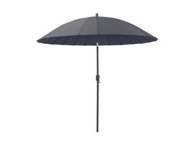 grey parasol umbrella, tilting  Sun Shield Collection product image CorLiving#color_grey