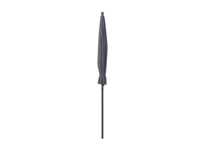 grey parasol umbrella, tilting  Sun Shield Collection product image CorLiving#color_grey