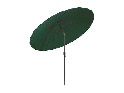 dark green parasol umbrella, tilting  Sun Shield Collection product image CorLiving#color_dark-green