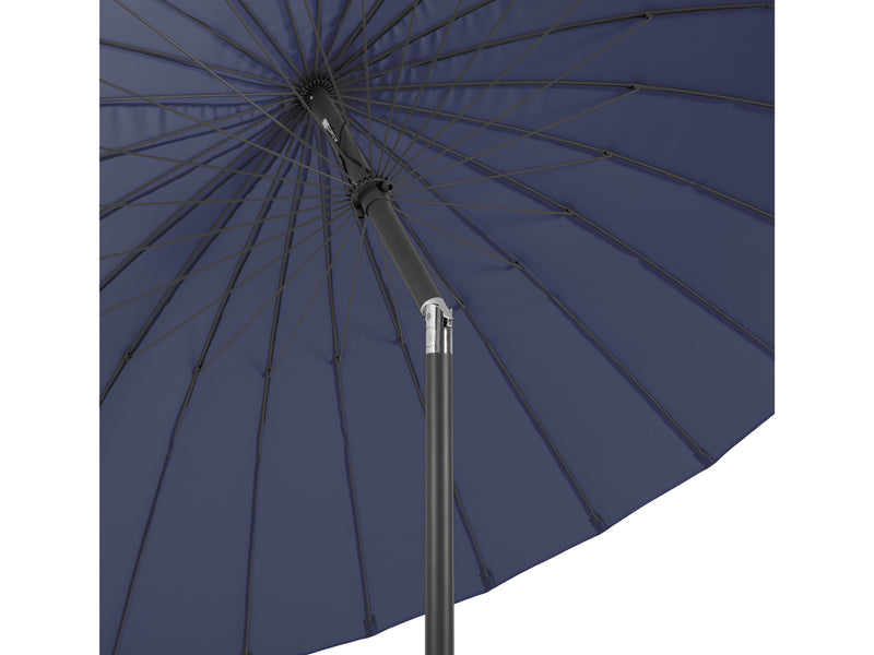navy blue parasol umbrella, tilting  Sun Shield Collection detail image CorLiving