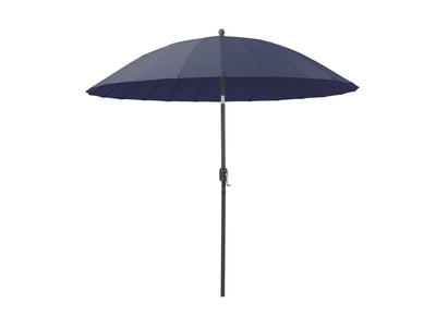 navy blue parasol umbrella, tilting  Sun Shield Collection product image CorLiving#color_navy-blue
