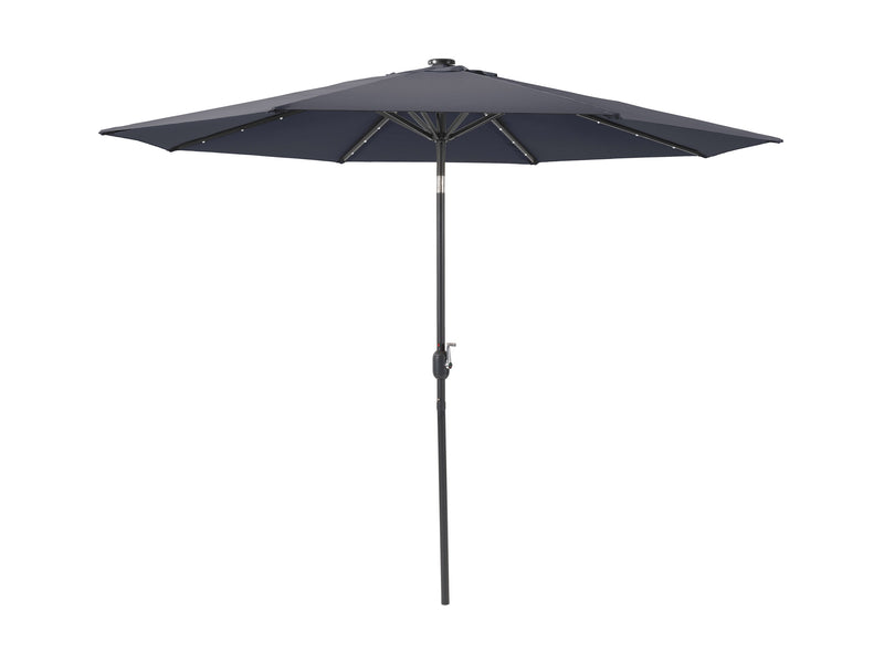 grey led umbrella, tilting Skylight Collection product image CorLiving