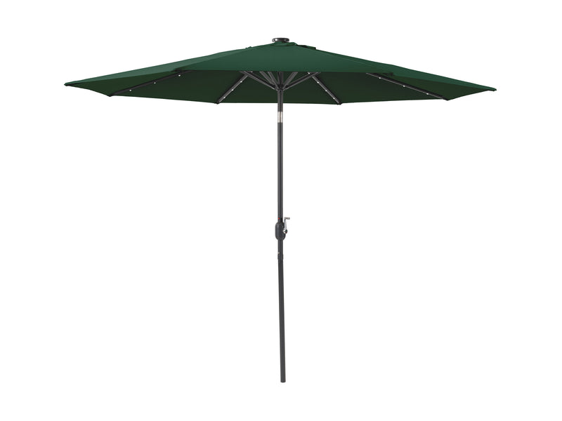 dark green led umbrella, tilting Skylight Collection product image CorLiving