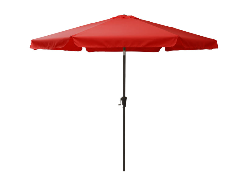 crimson red 10ft patio umbrella, round tilting 200 Series product image CorLiving