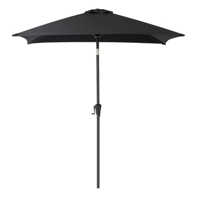 black square patio umbrella, tilting with base 300 Series product image CorLiving#color_black