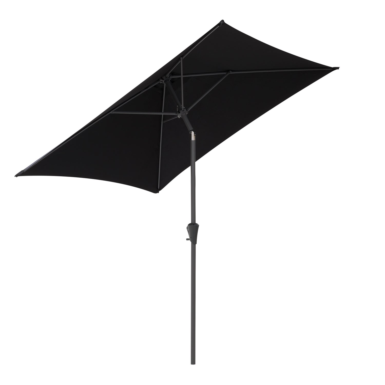 black closed patio umbrella Square Patio Umbrella