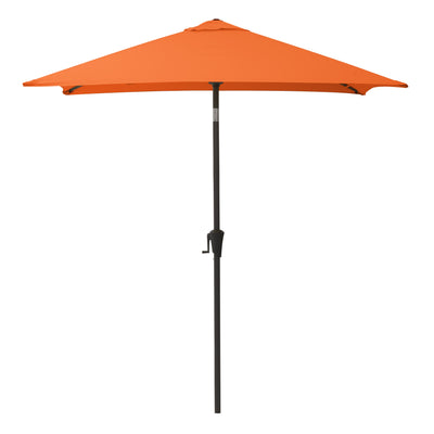 orange square patio umbrella, tilting with base 300 Series product image CorLiving#color_orange