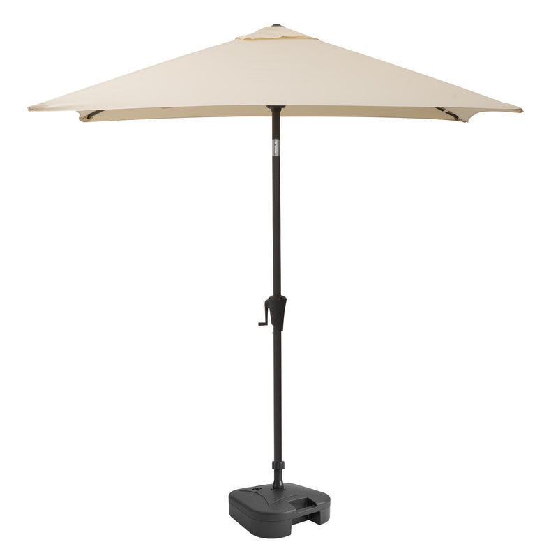 warm white square patio umbrella, tilting with base 300 Series product image CorLiving