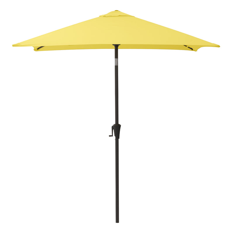yellow square patio umbrella, tilting with base 300 Series product image CorLiving