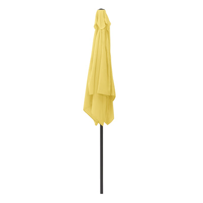 yellow square patio umbrella, tilting with base 300 Series product image CorLiving#color_yellow