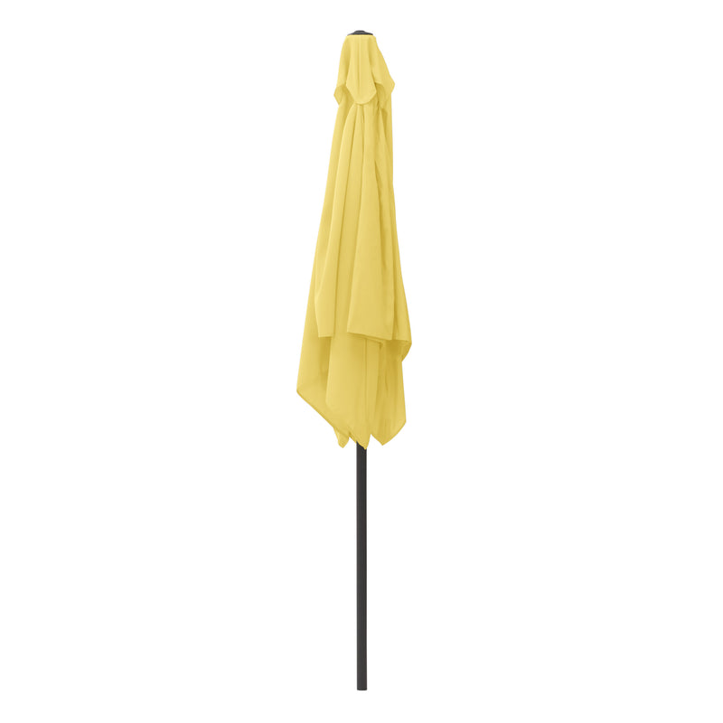 yellow square patio umbrella, tilting with base 300 Series product image CorLiving