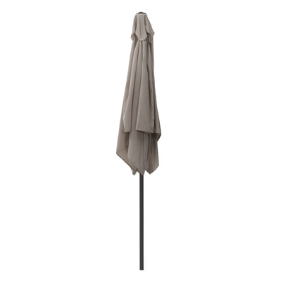 sand grey square patio umbrella, tilting with base 300 Series product image CorLiving#color_sand-grey