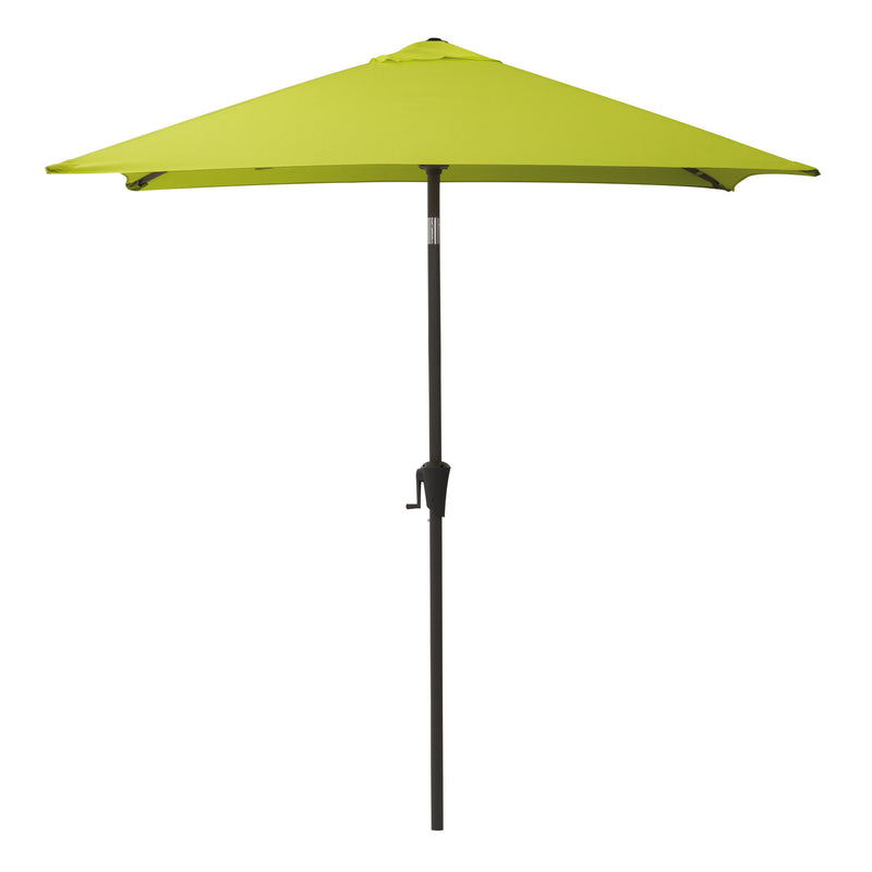 lime green square patio umbrella, tilting with base 300 Series product image CorLiving