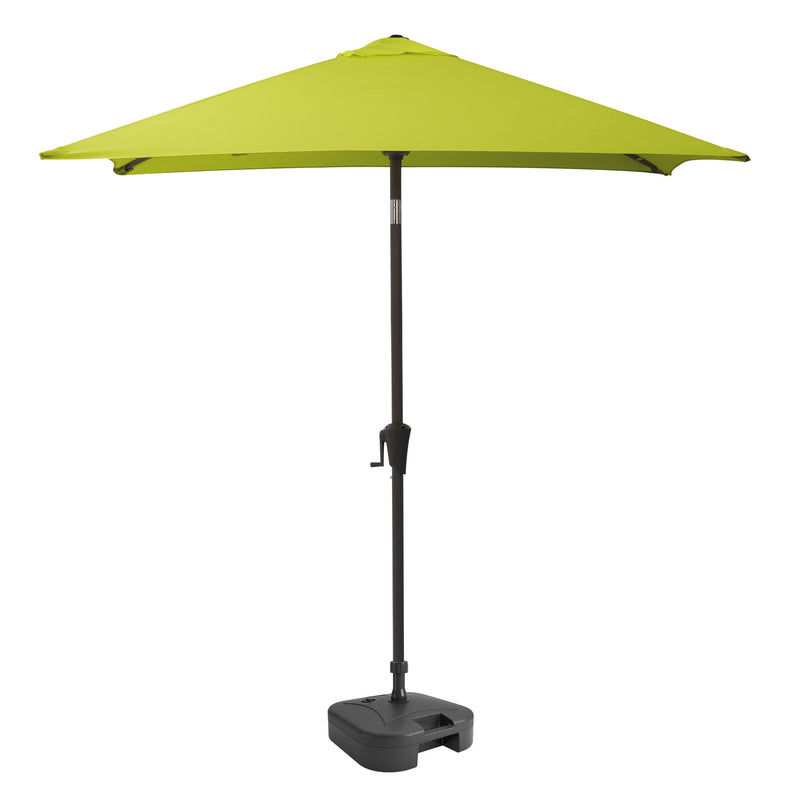 lime green square patio umbrella, tilting with base 300 Series product image CorLiving