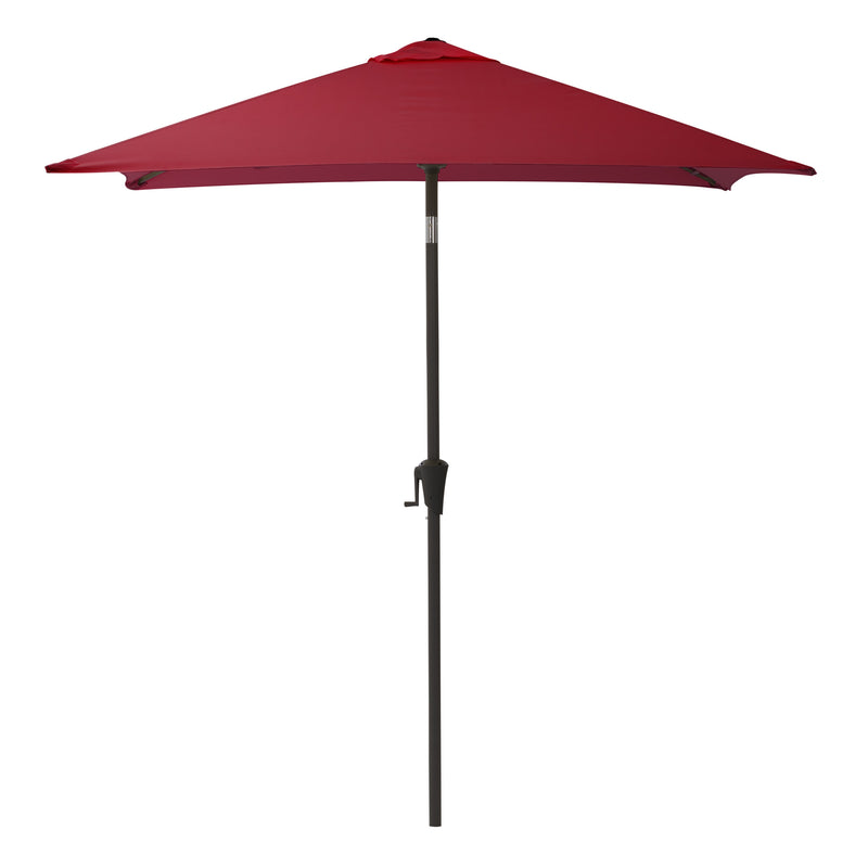 wine red square patio umbrella, tilting with base 300 Series product image CorLiving