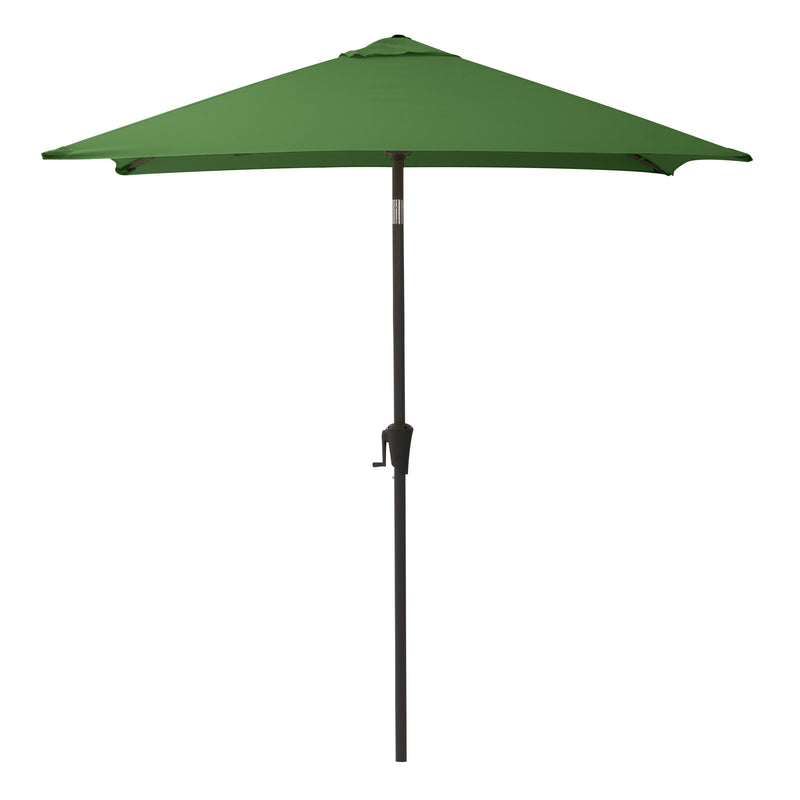 forest green square patio umbrella, tilting with base 300 Series product image CorLiving