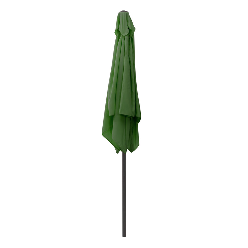 forest green square patio umbrella, tilting with base 300 Series product image CorLiving