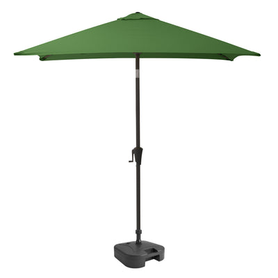 forest green square patio umbrella, tilting with base 300 Series product image CorLiving#color_forest-green