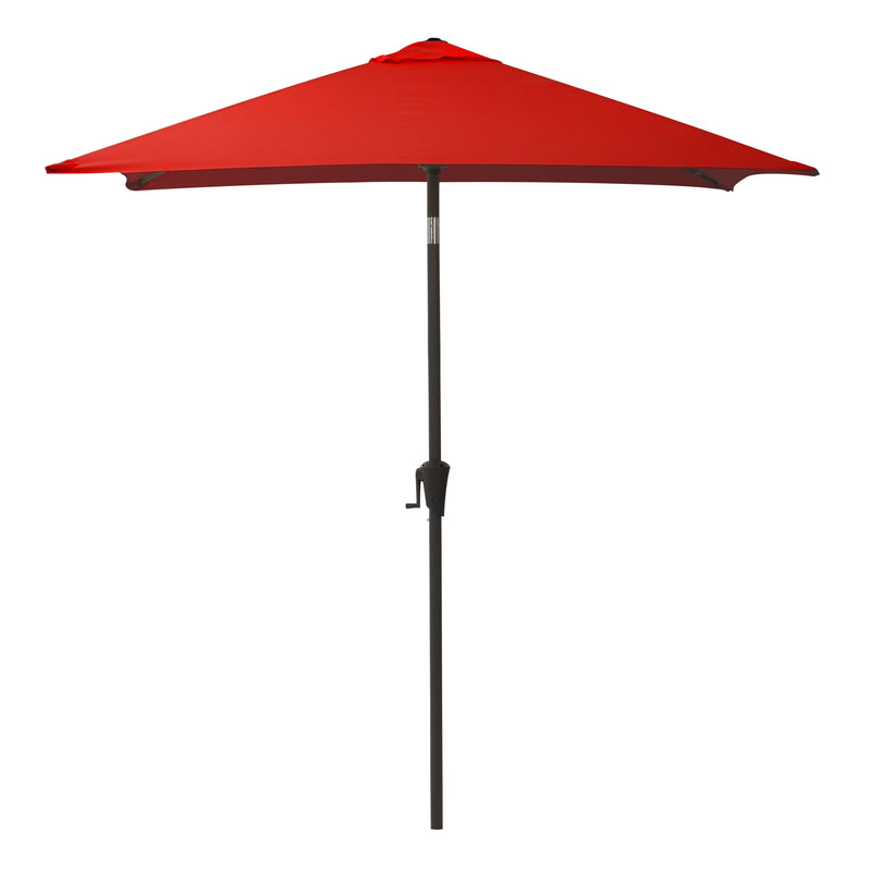 crimson red square patio umbrella, tilting with base 300 Series product image CorLiving