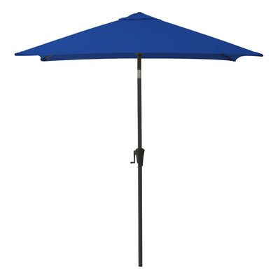 cobalt blue square patio umbrella, tilting with base 300 Series product image CorLiving#color_cobalt-blue