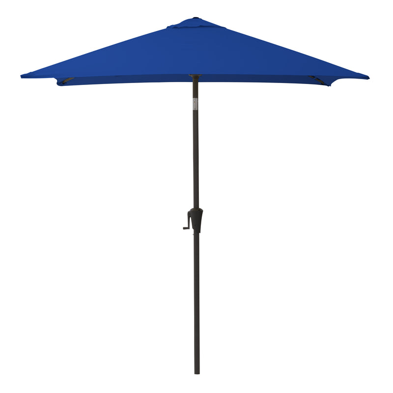 cobalt blue square patio umbrella, tilting with base 300 Series product image CorLiving