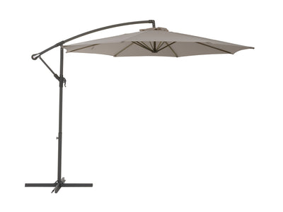 sandy grey offset patio umbrella 400 Series product image CorLiving#color_ppu-grey