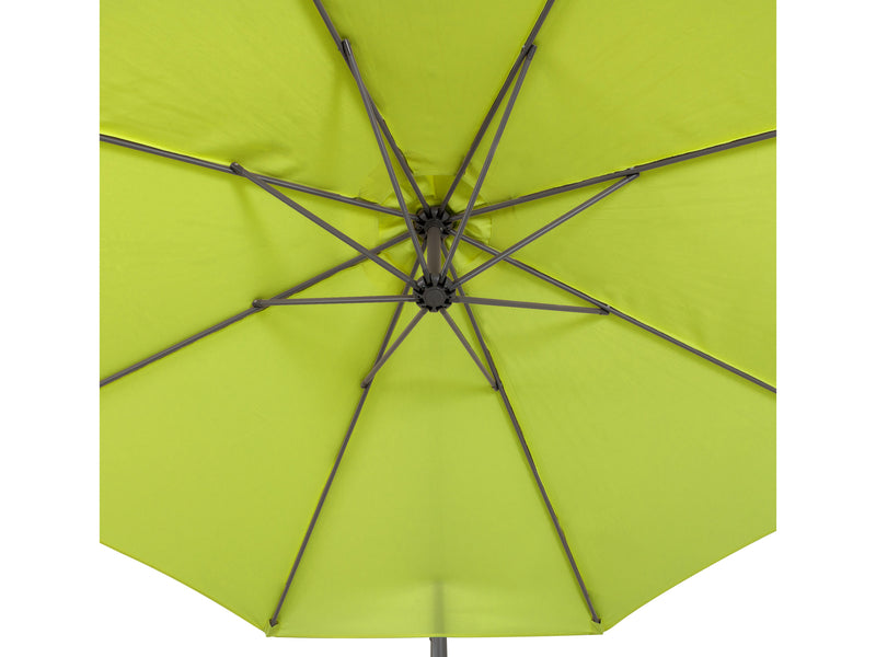 lime green offset patio umbrella 400 Series detail image CorLiving