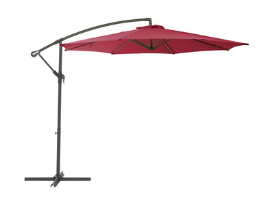 wine red offset patio umbrella 400 Series product image CorLiving#color_ppu-wine-red