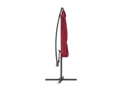 wine red offset patio umbrella 400 Series product image CorLiving#color_ppu-wine-red