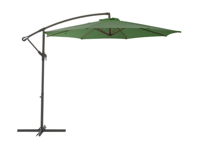 forest green offset patio umbrella 400 Series product image CorLiving#color_ppu-forest-green