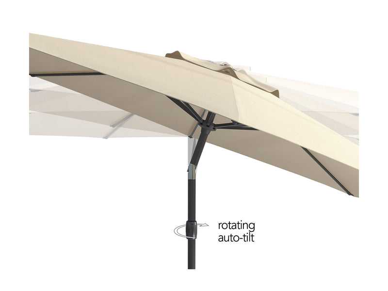 warm white large patio umbrella, tilting 700 Series product image CorLiving