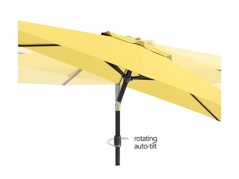 yellow large patio umbrella, tilting 700 Series product image CorLiving