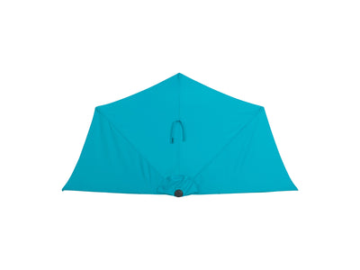 turquoise blue half umbrella Versa Collection detail image CorLiving#color_turquoise-blue