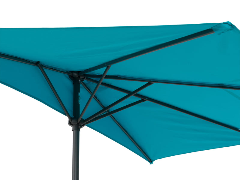 turquoise blue half umbrella Versa Collection detail image CorLiving